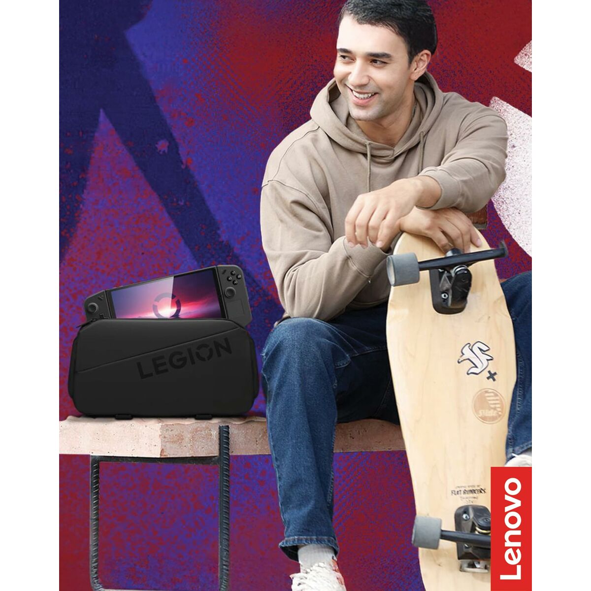 Mochila Bandolera Multiusos Lenovo Legion Go Negro