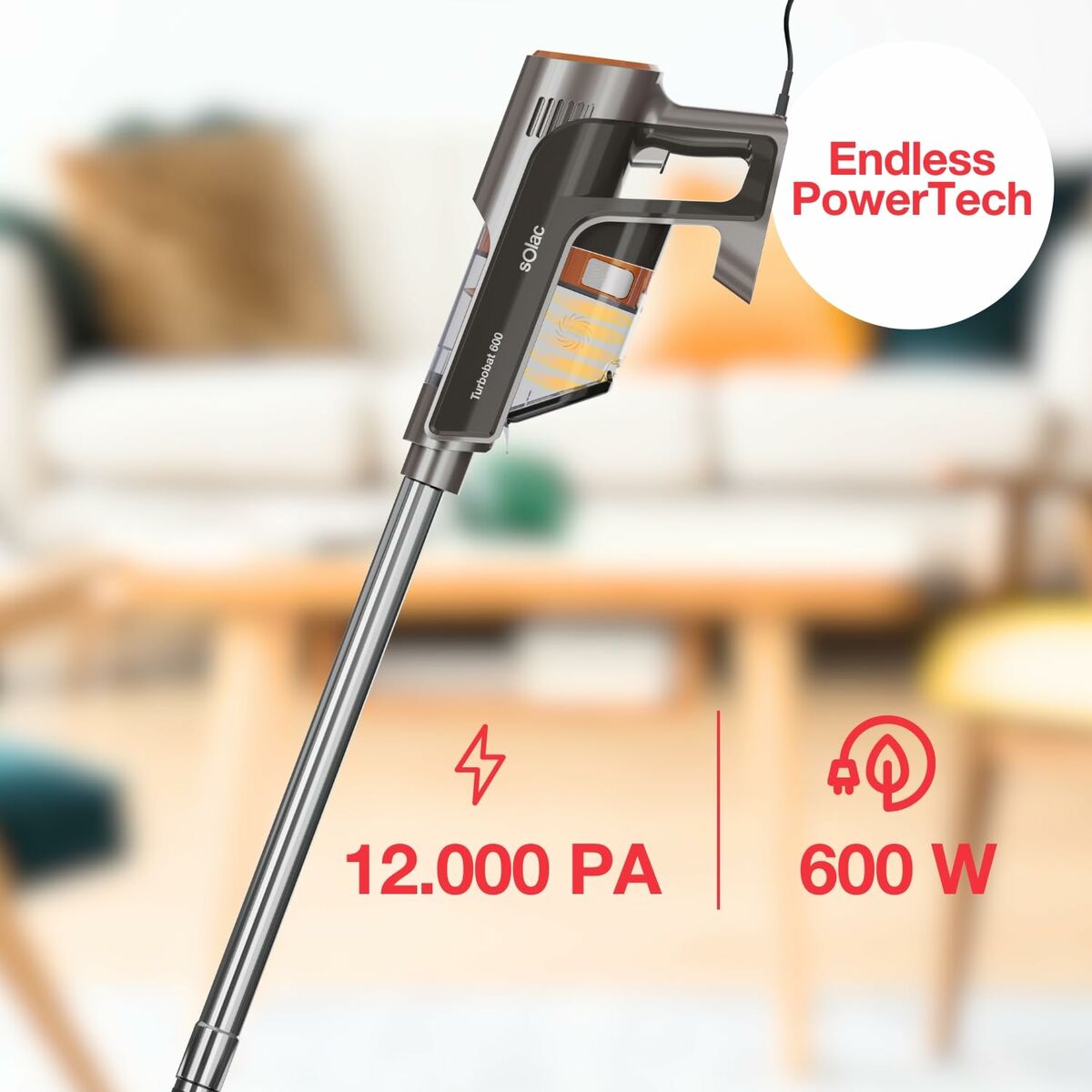 Aspirador Escoba Solac AEC600 600 W 2200 W