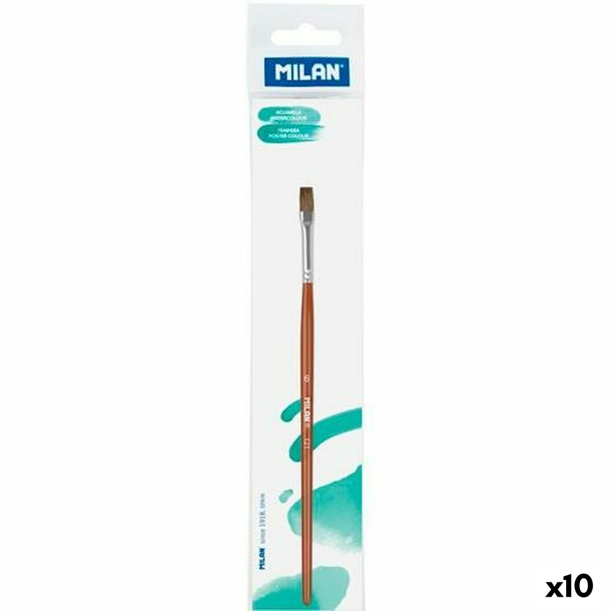 Pincel Milan SERIE 121 Nº 6 18,2 cm Ø 6,8 mm (10 Unidades)