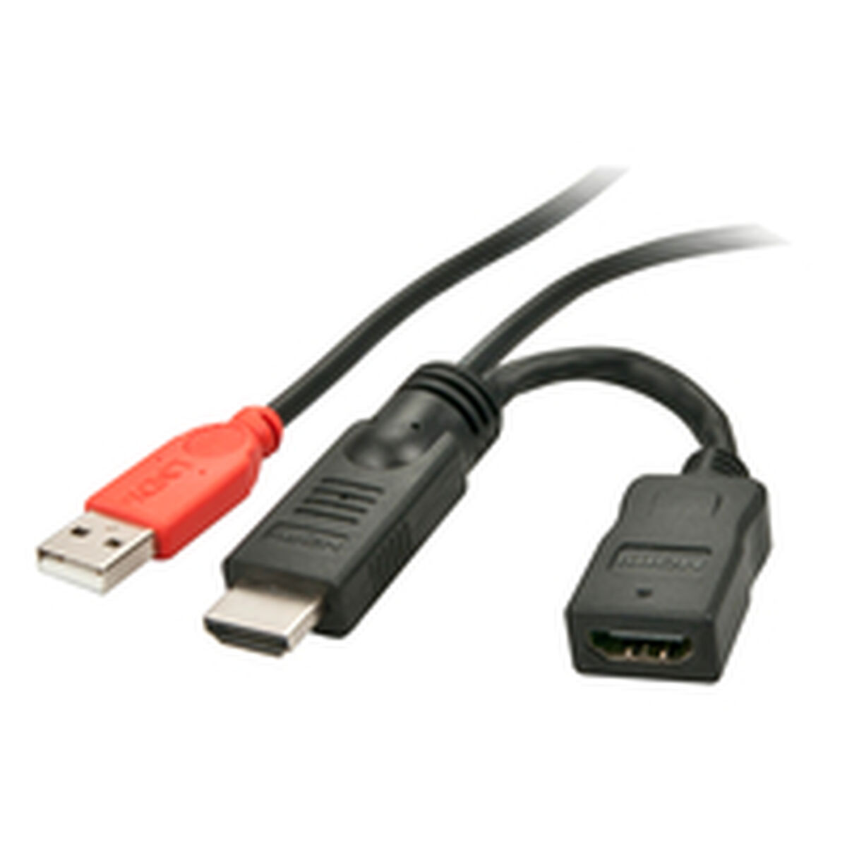 Adaptador HDMI LINDY HDMI 1.4 M/F 5 m Negro