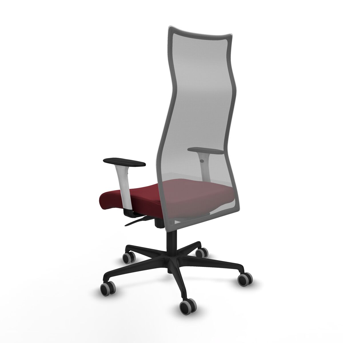 Silla de Oficina Albacete Piqueras y Crespo B1B036G Granate