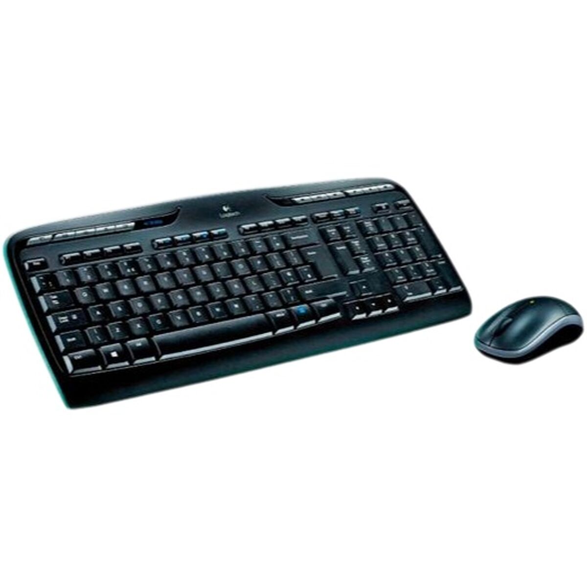 Teclado y Ratón Logitech MK330 Negro Qwerty Español (4 Unidades)