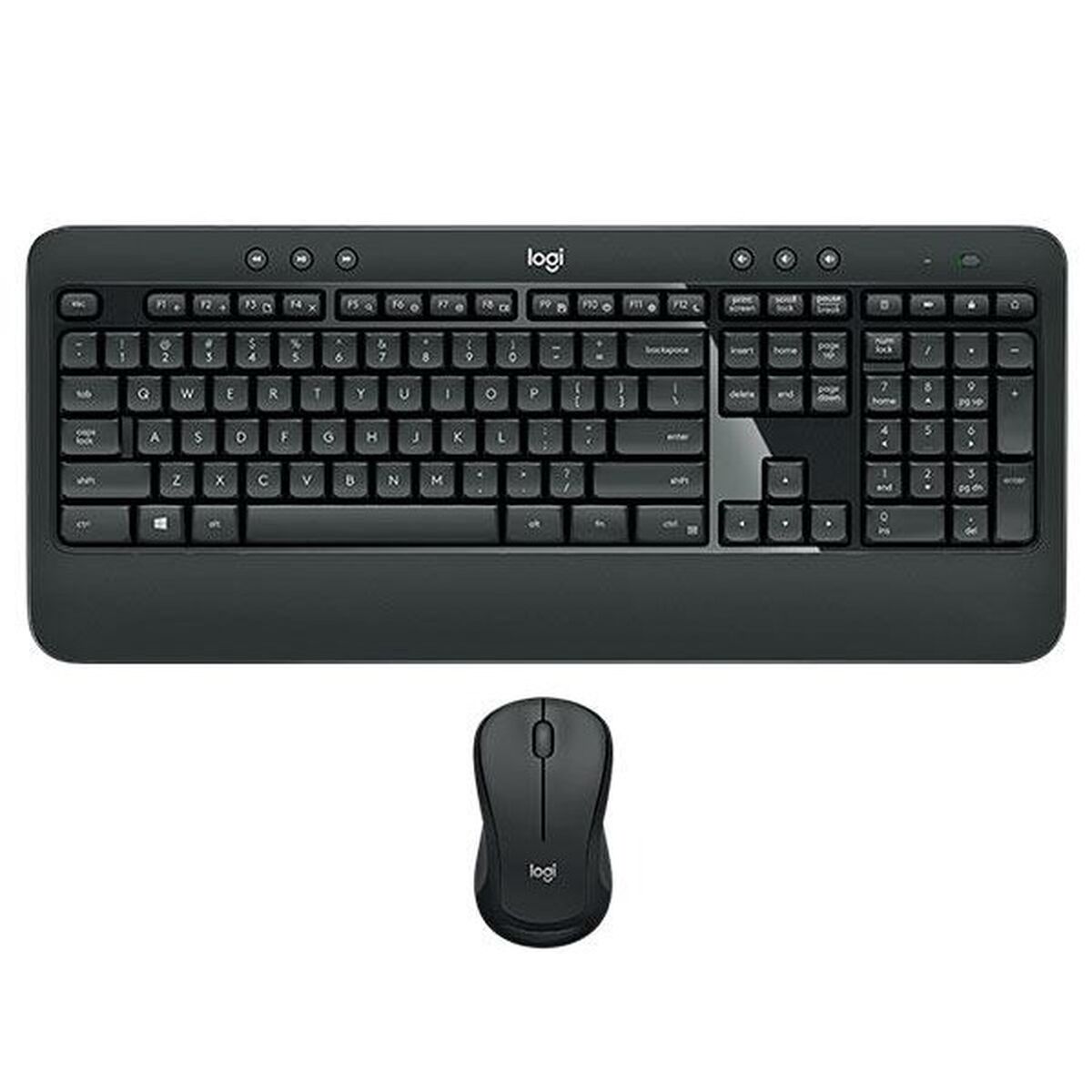 Teclado y Ratón Logitech MK540 Negro Qwerty Español (4 Unidades)