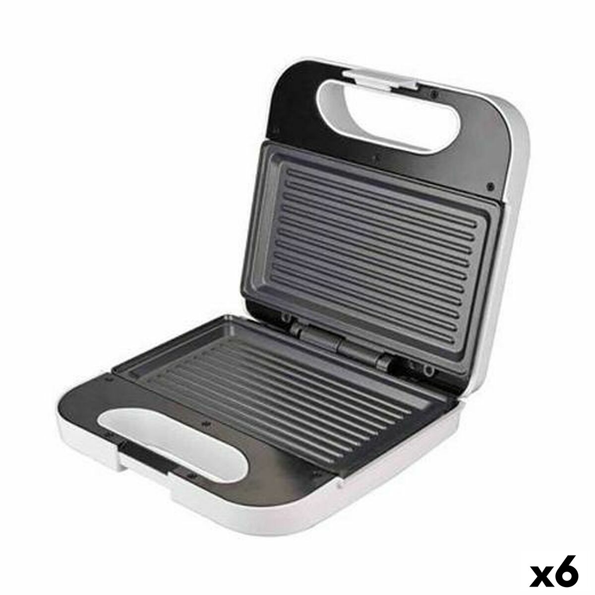 Sandwichera Grunkel SAN-GRILLNG Blanco 750 W (6 Unidades)
