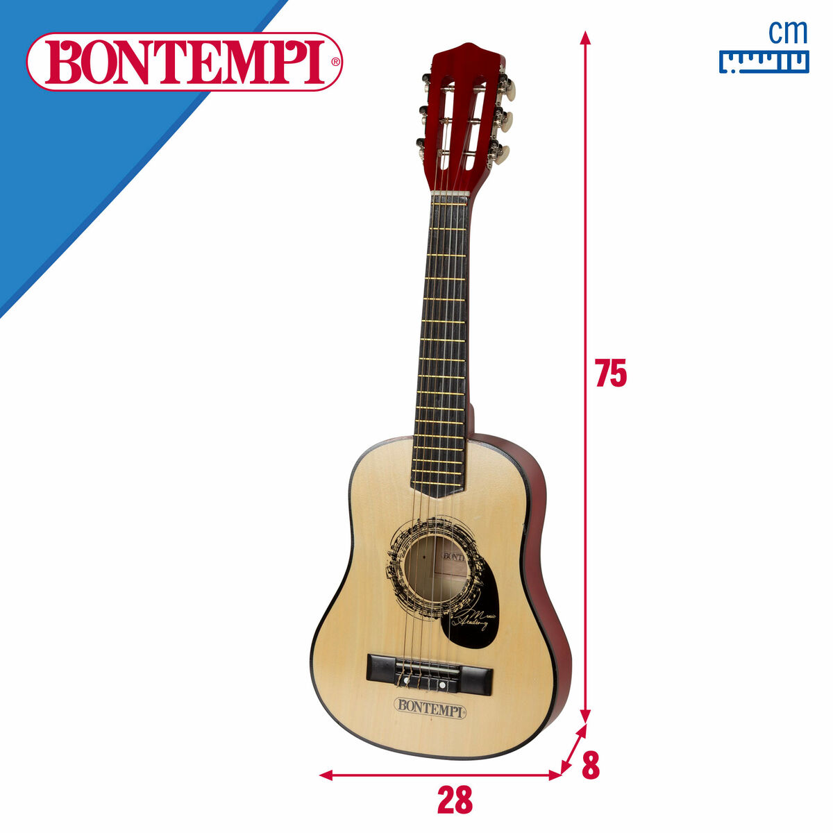 Guitarra Infantil Bontempi 28 x 75 x 8 cm (2 Unidades)