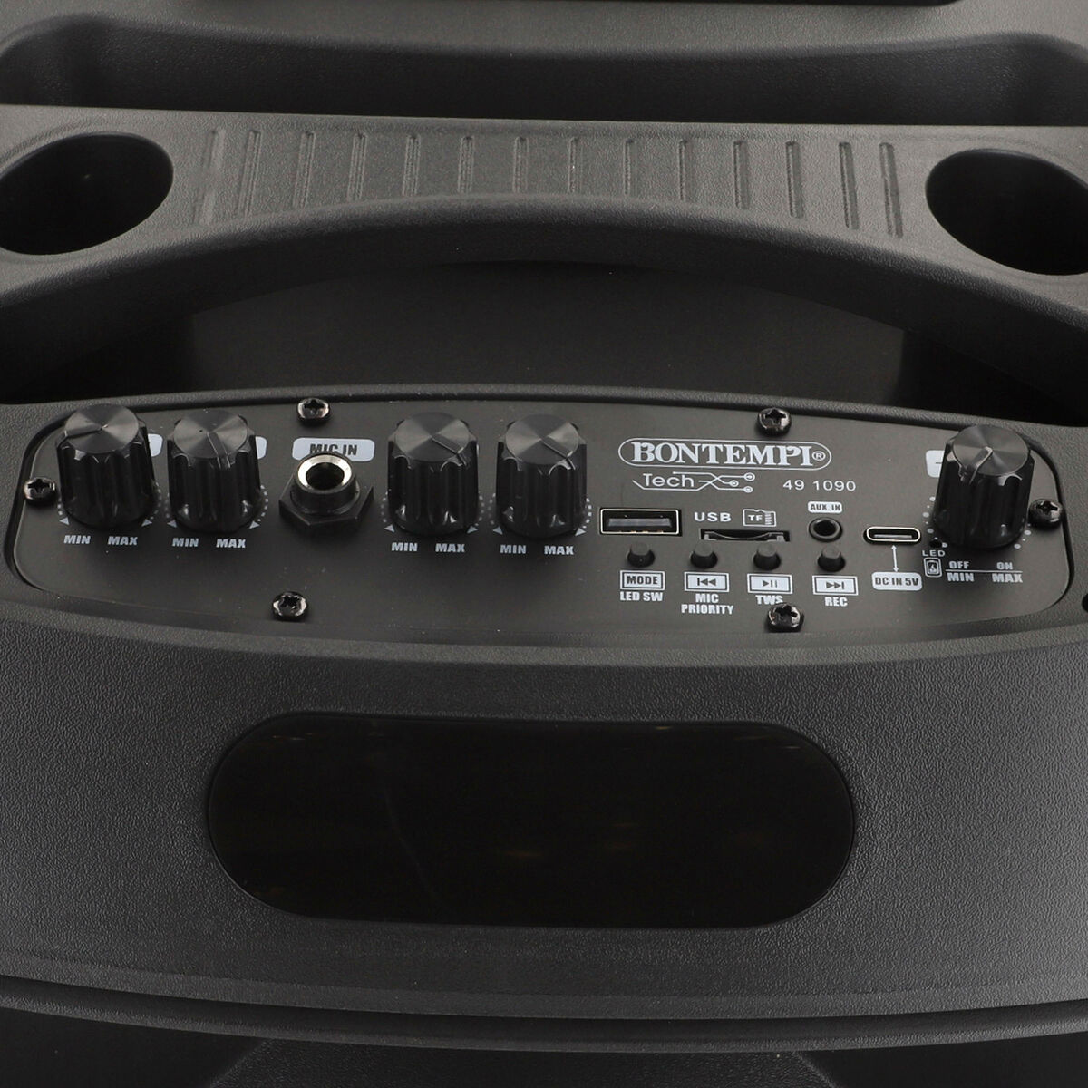 Altavoz con Micrófono Karaoke Bontempi Plástico 34 x 50 x 29 cm (2 Unidades)