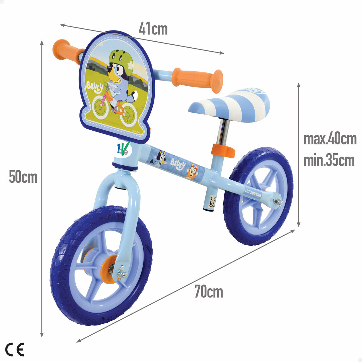 Bicicleta Infantil Bluey