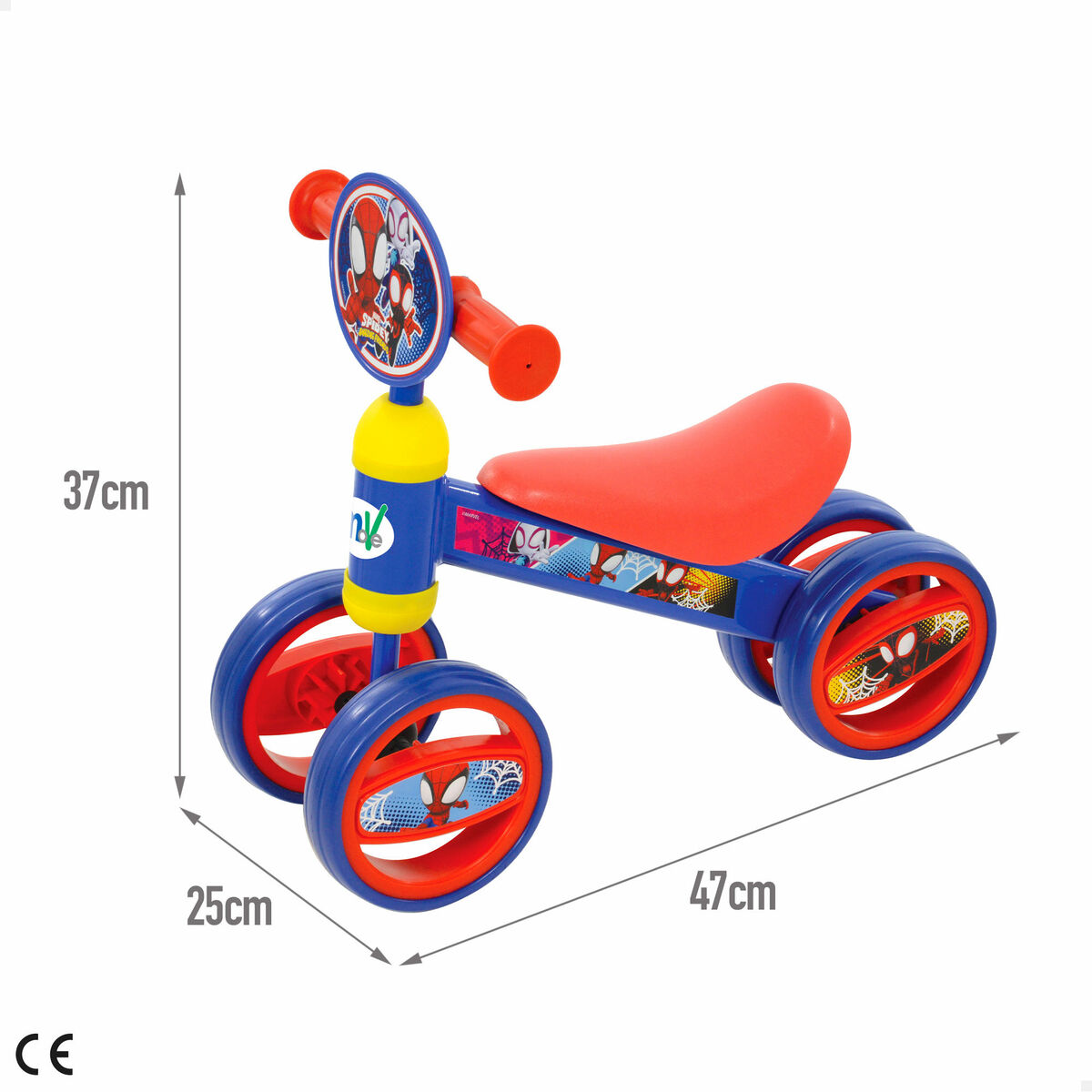 Triciclo Spidey 47 x 37 x 25 cm