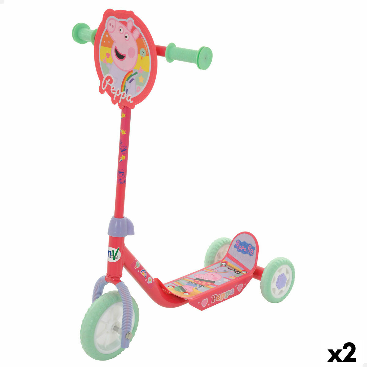 Patinete Scooter Peppa Pig (2 Unidades)