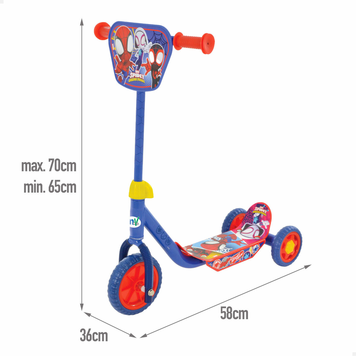 Patinete Scooter Spidey (2 Unidades)