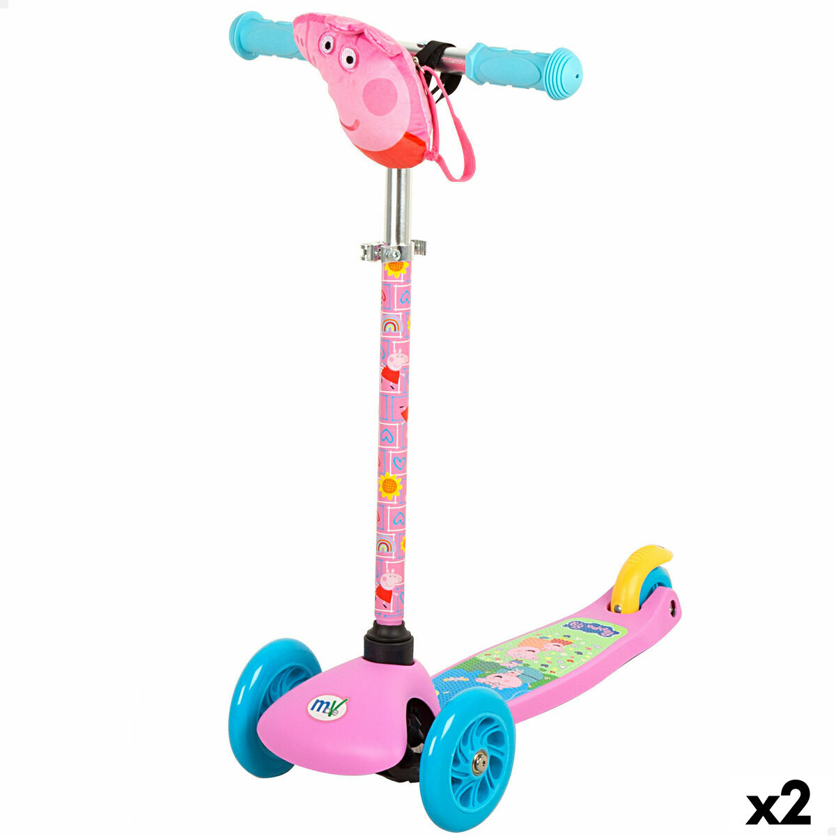 Patinete Scooter Peppa Pig (2 Unidades)