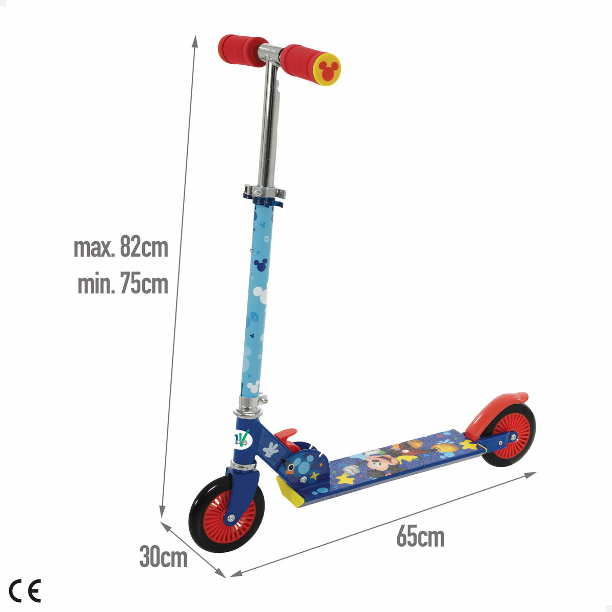 Patinete Scooter Mickey Mouse (2 Unidades)