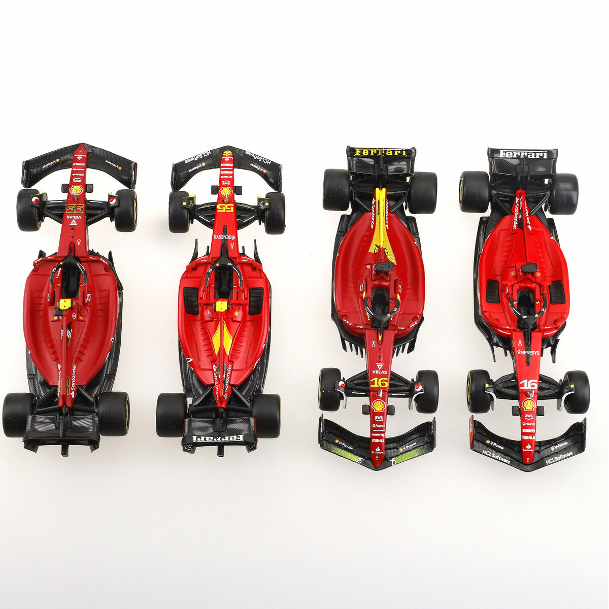 Coche de juguete Ferrari LECLERC (4 Unidades)