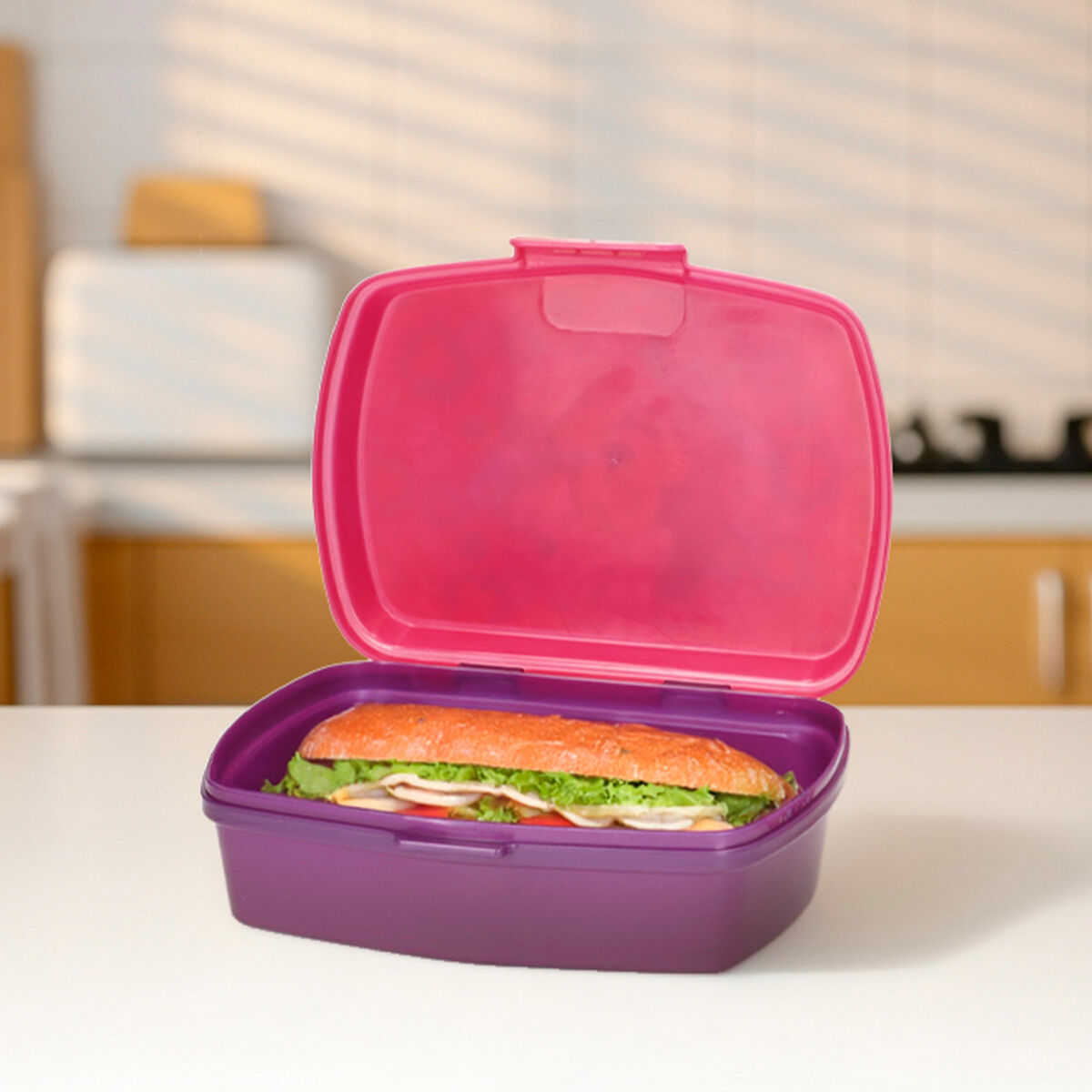 Fiambrera Minnie Mouse 380 ml 17 x 5,5 x 13,5 cm Botella (6 Unidades)