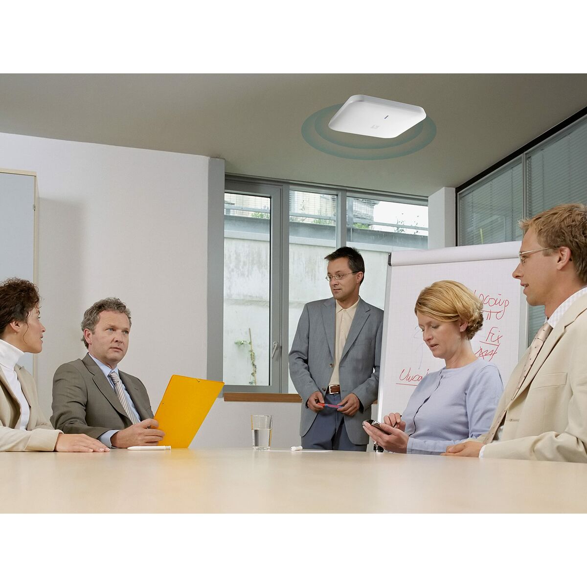 Punto de Acceso Level One WAP-8123 Blanco