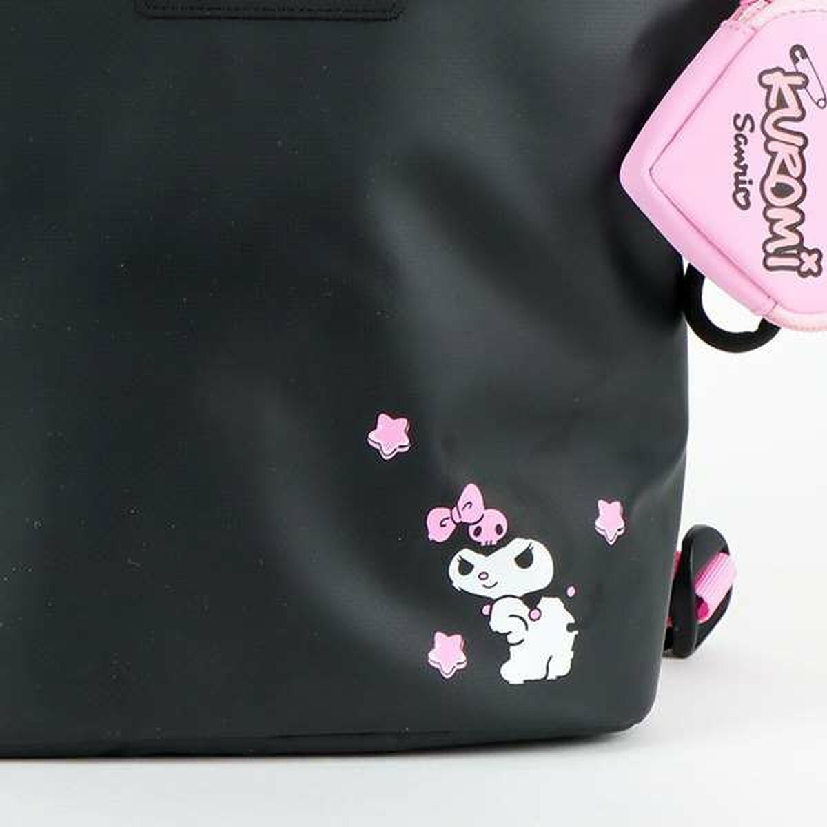 Mochila Casual Hello Kitty Negro 30,4 x 33 x 12 cm