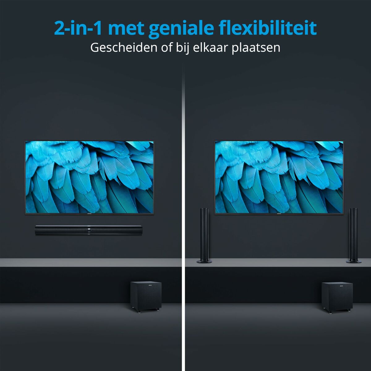 Barra de Sonido Medion Negro