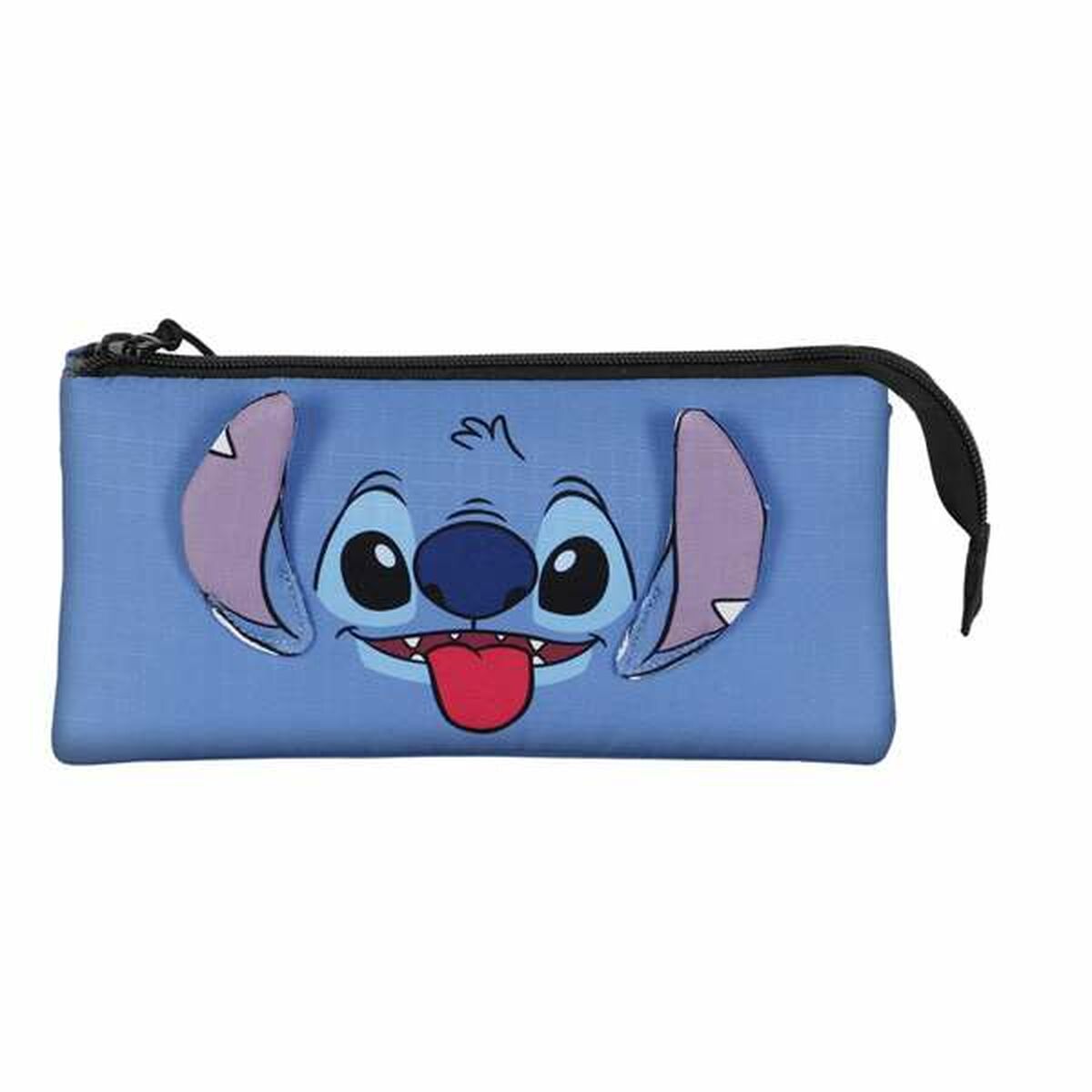 Portatodo Triple Lilo & Stitch Cool 23 x 11 x 8 cm Azul