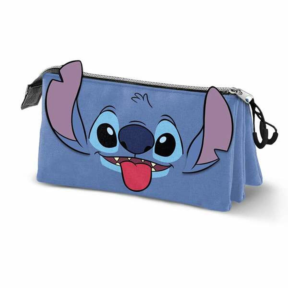 Portatodo Triple Lilo & Stitch Cool 23 x 11 x 8 cm Azul