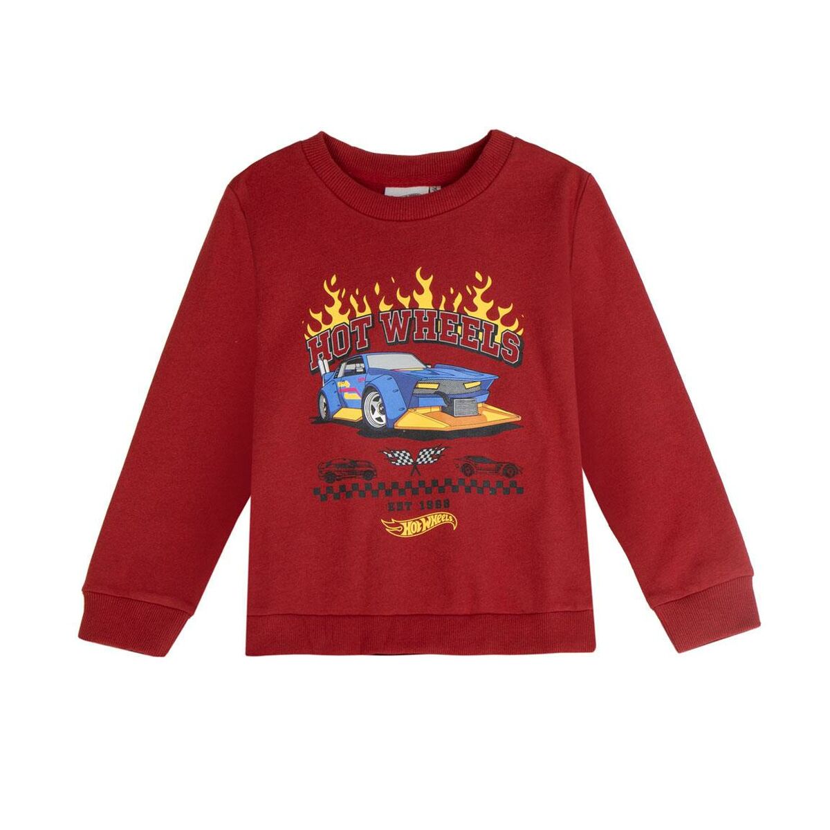 Sudadera sin Capucha Niño Hot Wheels Rojo