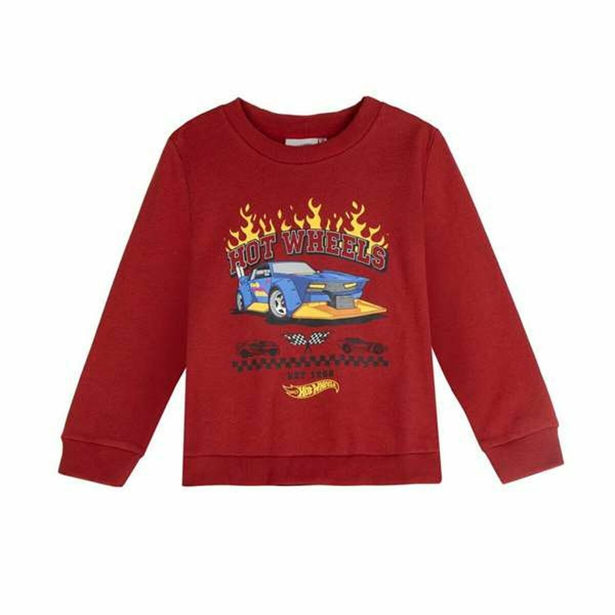 Sudadera sin Capucha Niño Hot Wheels Rojo