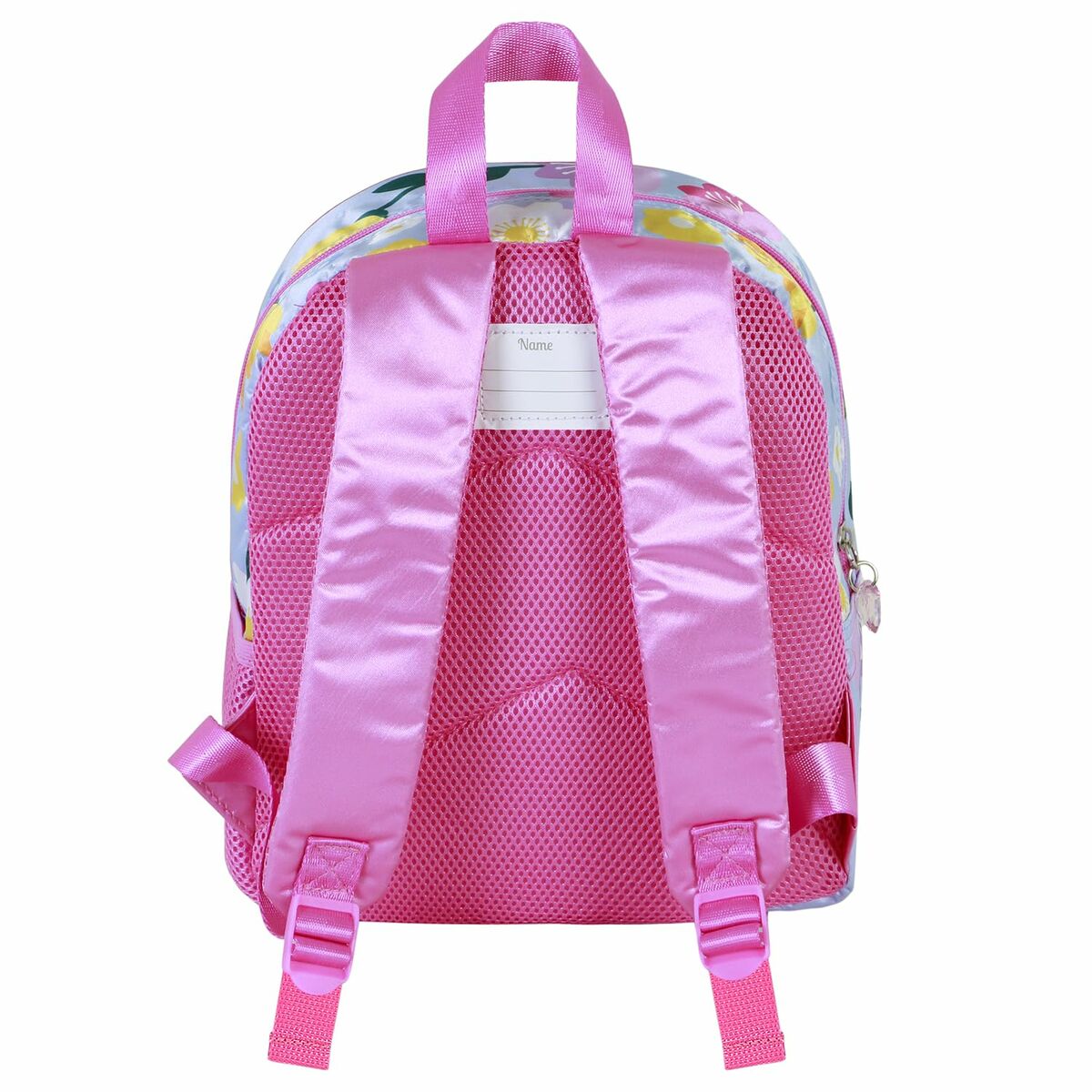 Mochila Escolar 3D con Ruedas Minnie Mouse Spring Rosa