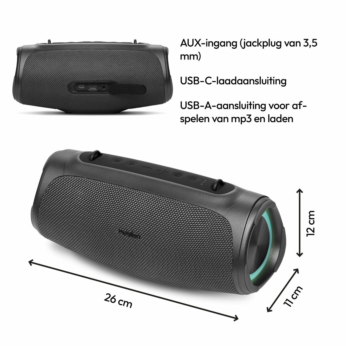 Altavoz Bluetooth Portátil Medion 15 W