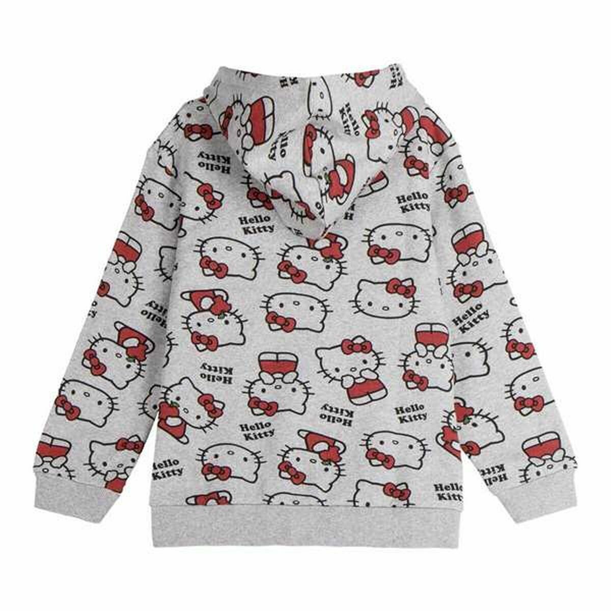 Sudadera con Capucha Niña Hello Kitty Gris