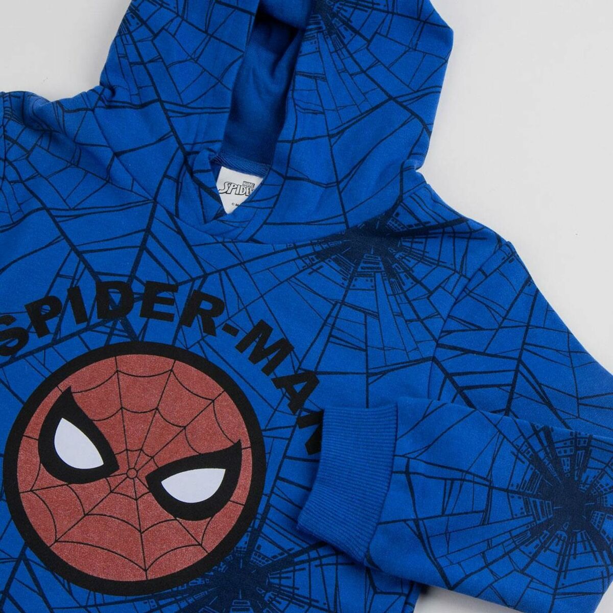 Sudadera con Capucha Niño Spider-Man Azul