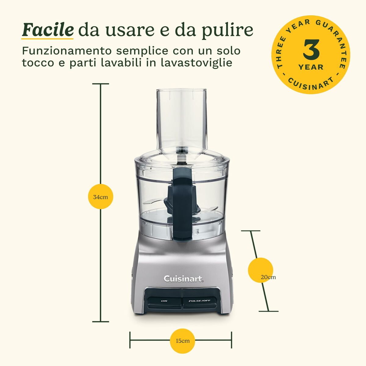 Picadora Cuisinart Plateado