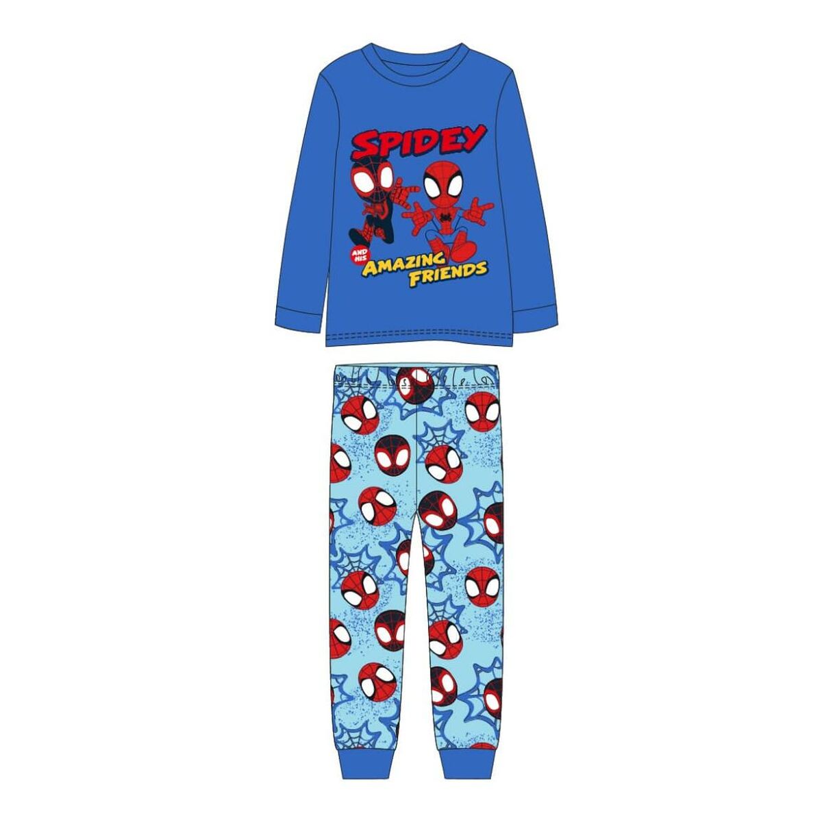 Pijama Infantil Spidey Azul