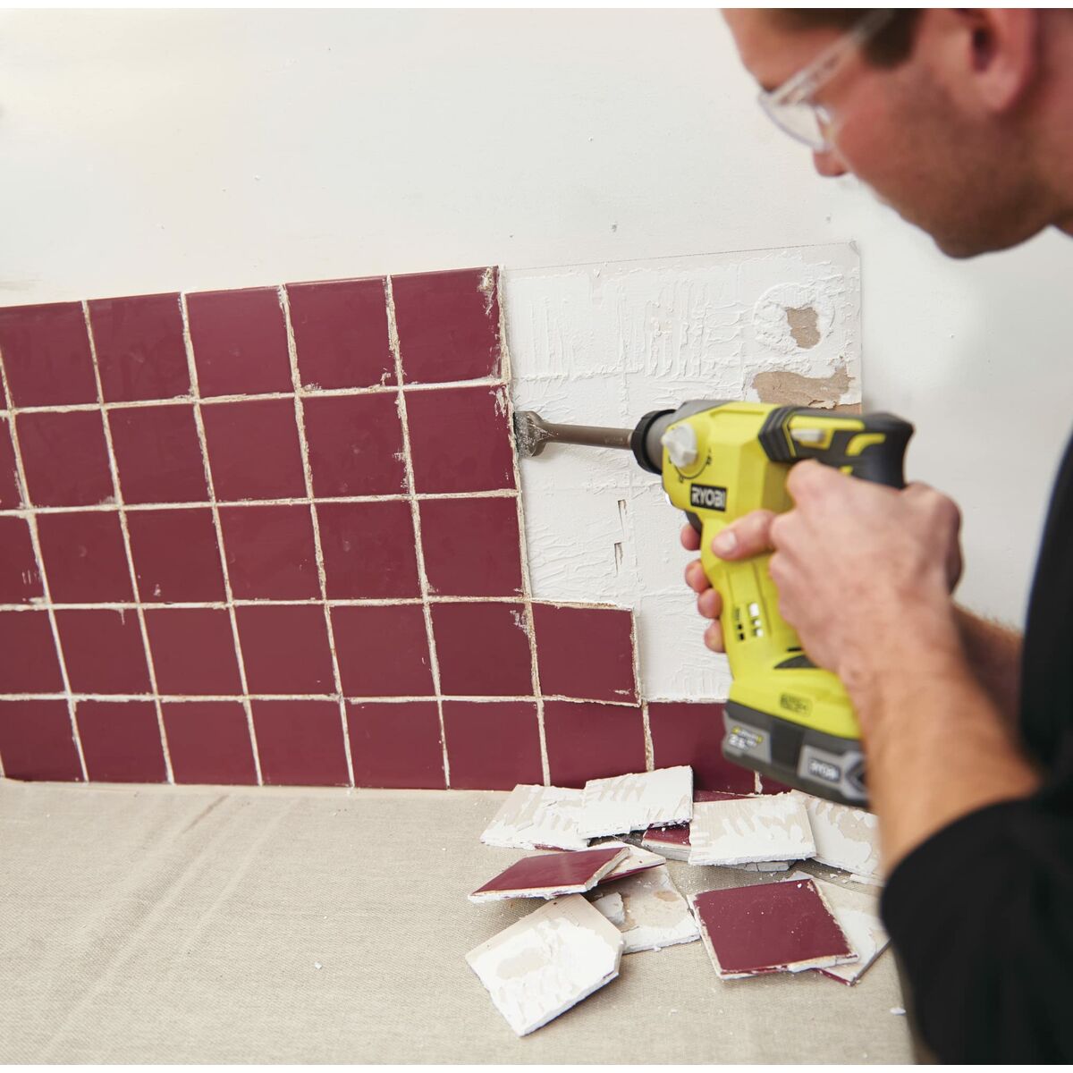 Martillo perforador Ryobi R18SDS-0 2500 W 1300 rpm