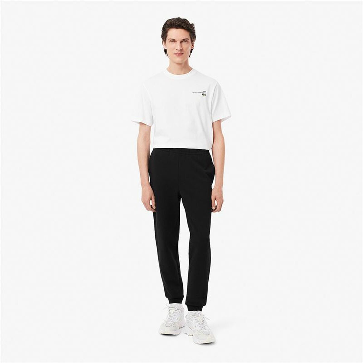Pantalón Largo Deportivo Lacoste Core Performance Negro Hombre