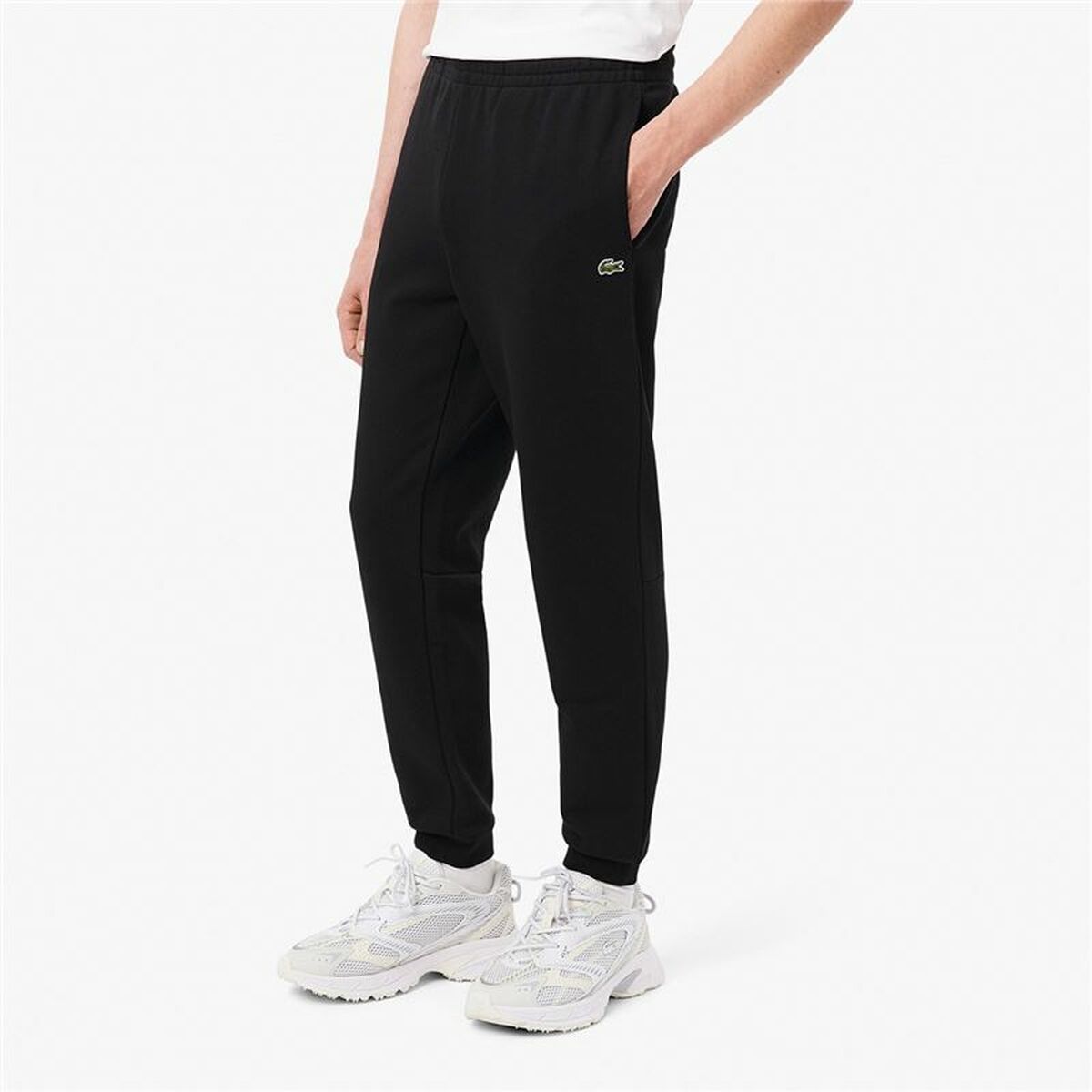 Pantalón Largo Deportivo Lacoste Core Performance Negro Hombre