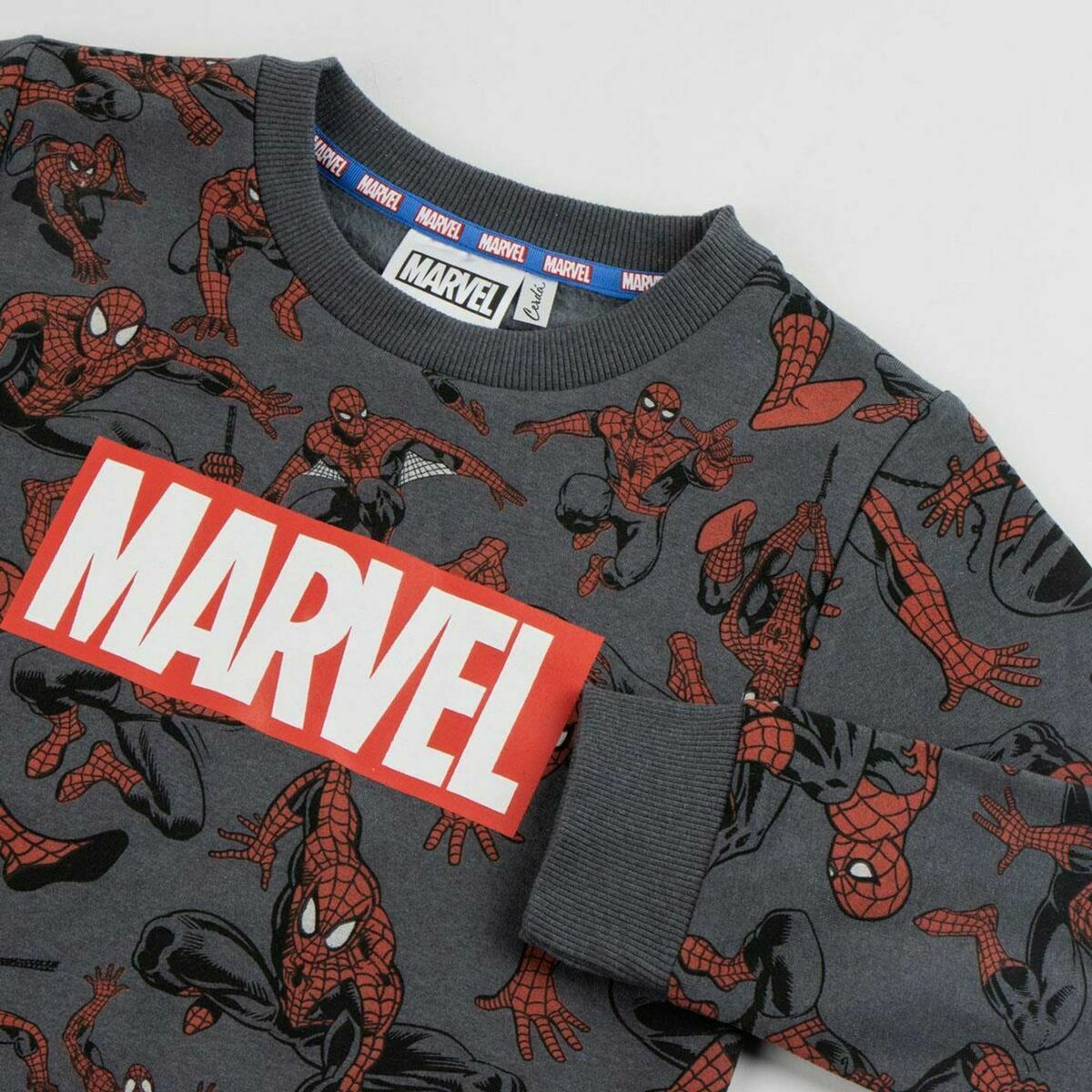 Sudadera sin Capucha Niño Spider-Man Beige