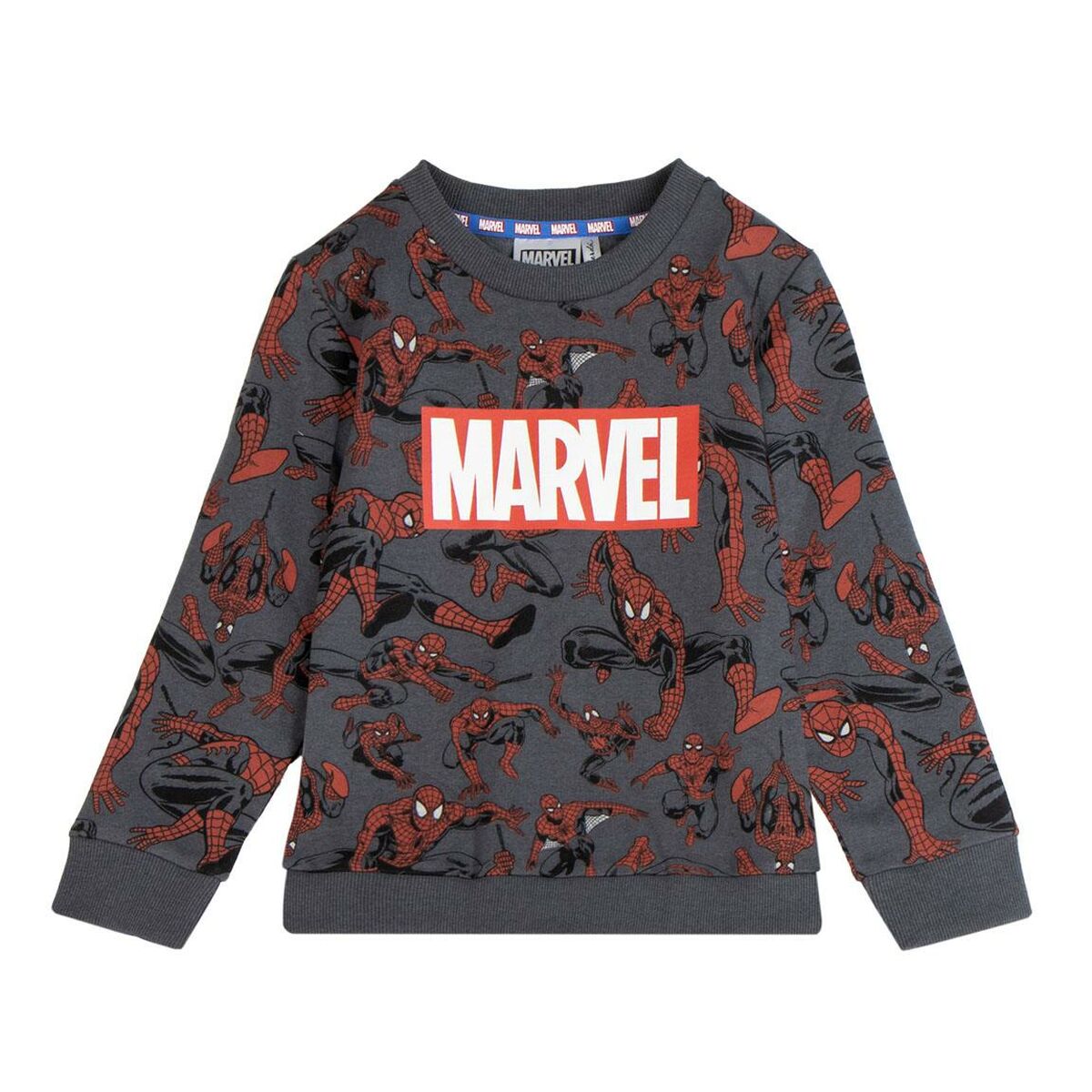 Sudadera sin Capucha Niño Spider-Man Beige
