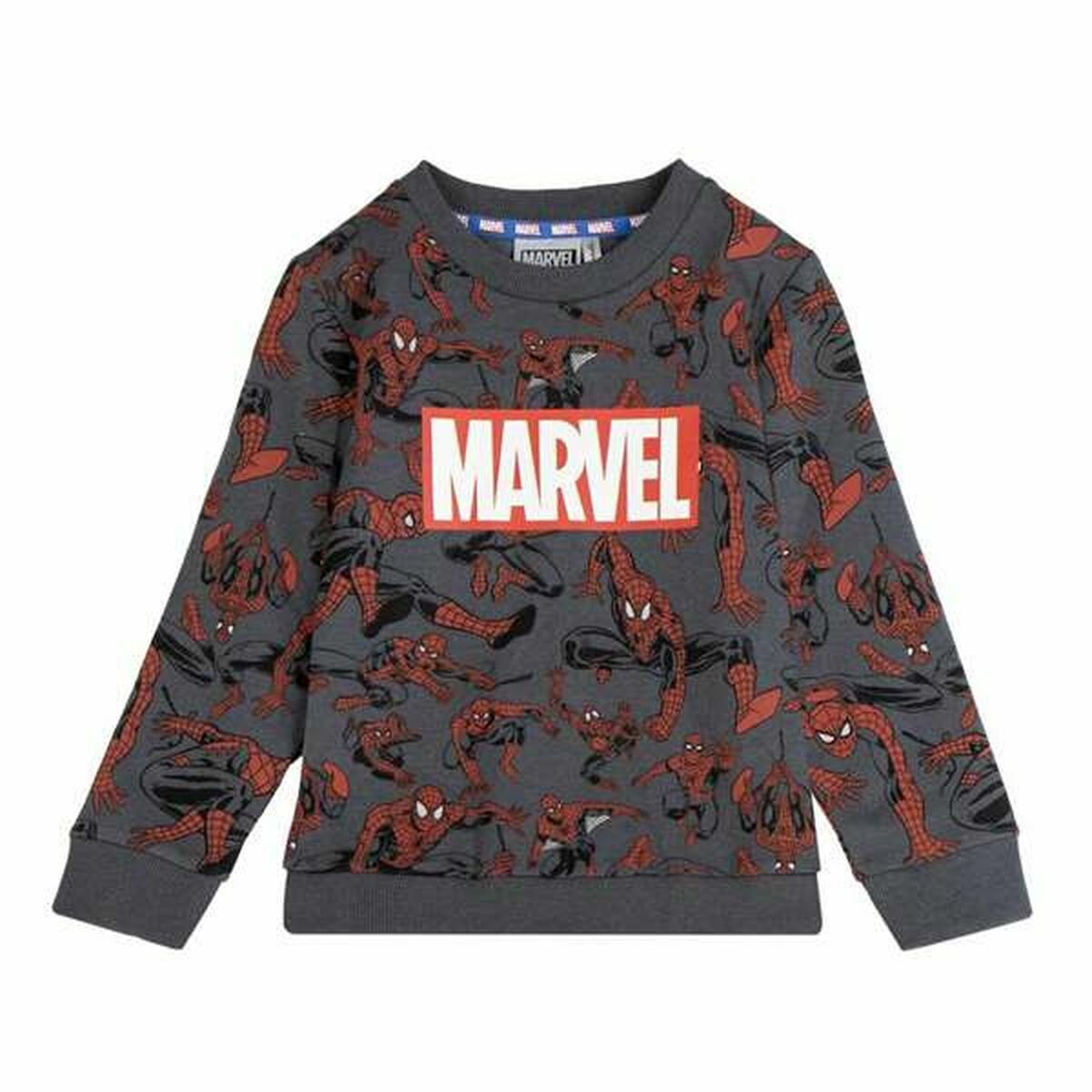 Sudadera sin Capucha Niño Spider-Man Beige