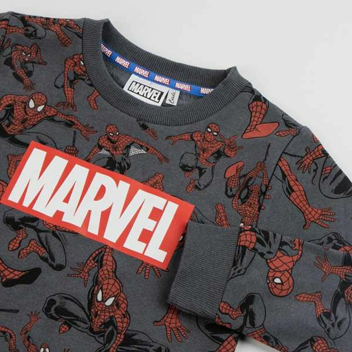 Sudadera sin Capucha Niño Spider-Man Beige