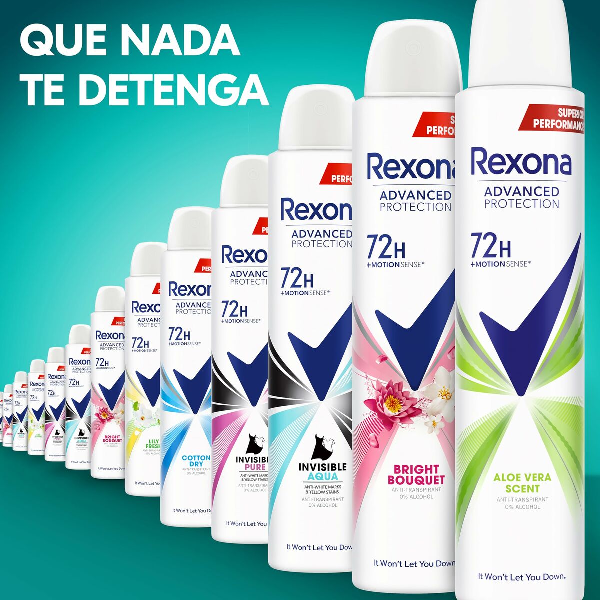 Desodorante en Spray Rexona Aloe Vera 200 ml