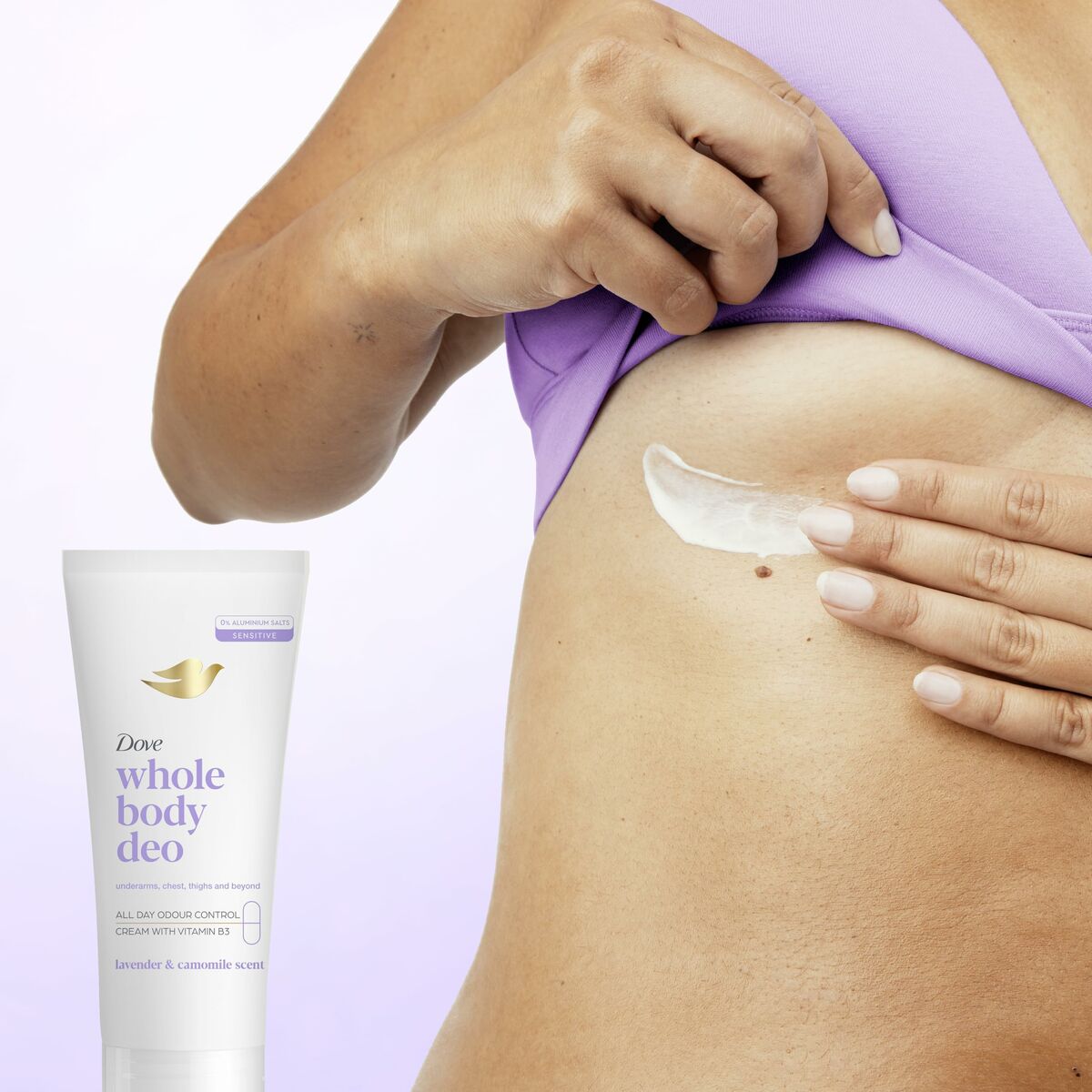 Desodorante en Crema Dove LAVANDA & CAMOMILA 75 ml