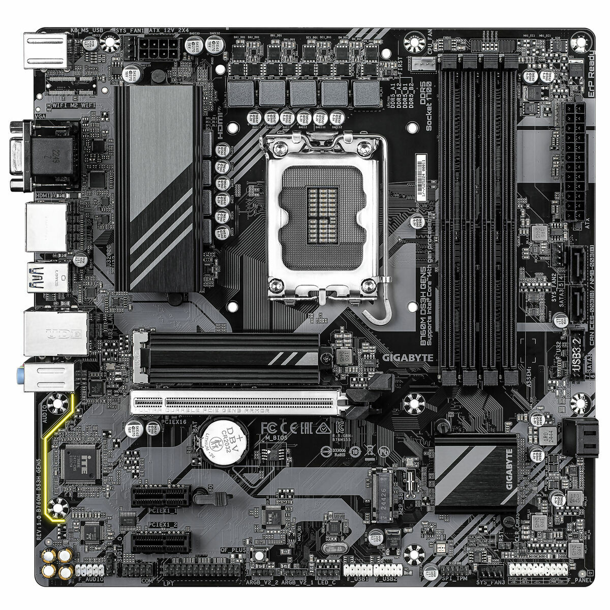 Placa Base Gigabyte B760M DS3H GEN5 INTEL B760 EXPRESS LGA 1700