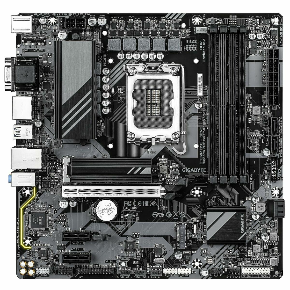 Placa Base Gigabyte B760M DS3H GEN5 INTEL B760 EXPRESS LGA 1700
