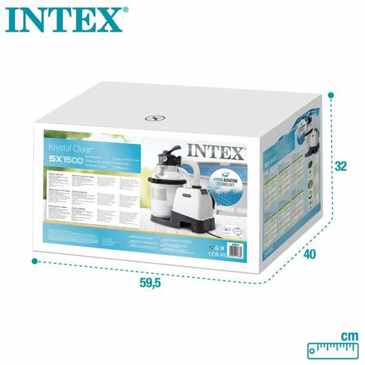 Depuradora para Piscina Intex Kristal Clear 29100 L (Reacondicionado A)