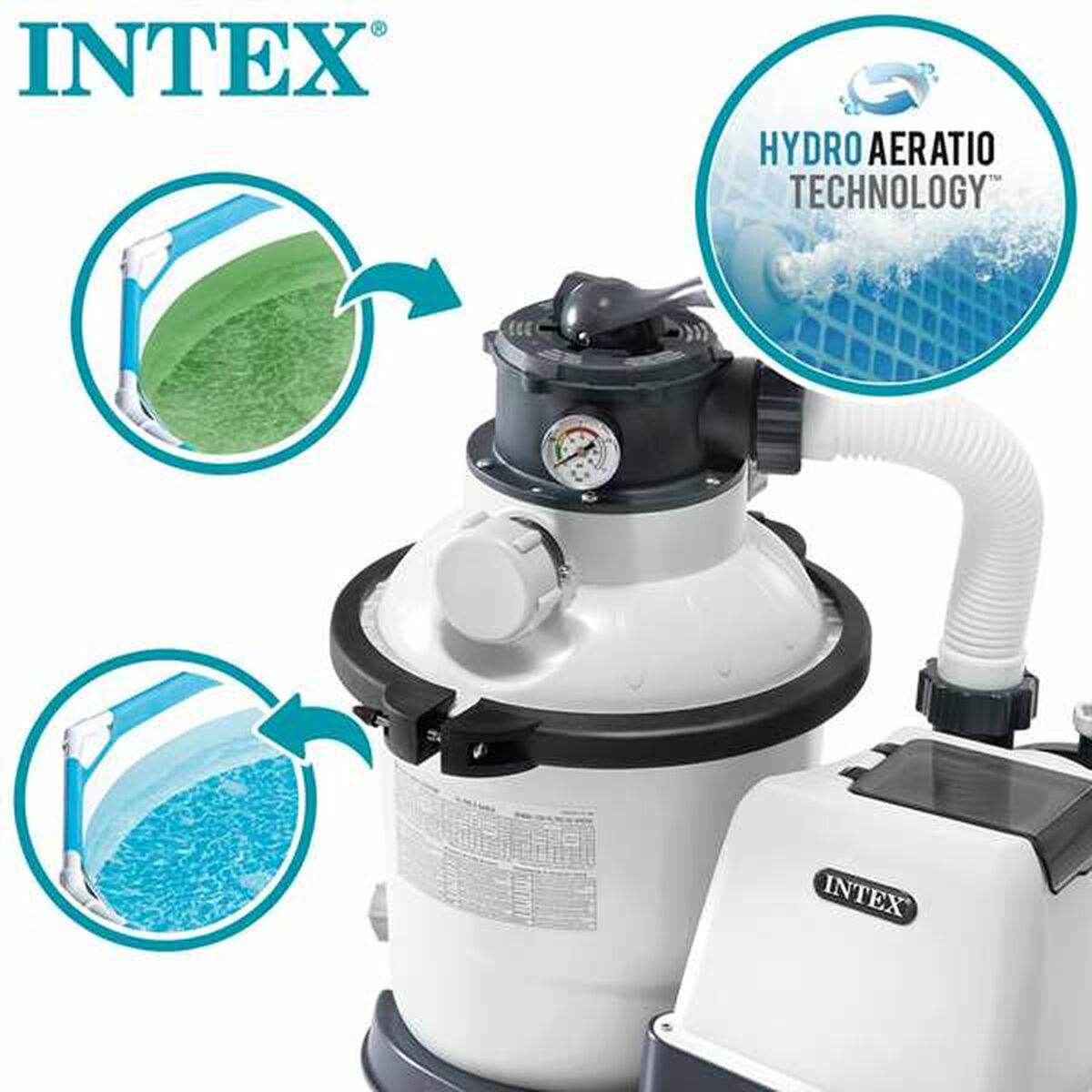 Depuradora para Piscina Intex Kristal Clear 29100 L (Reacondicionado A)