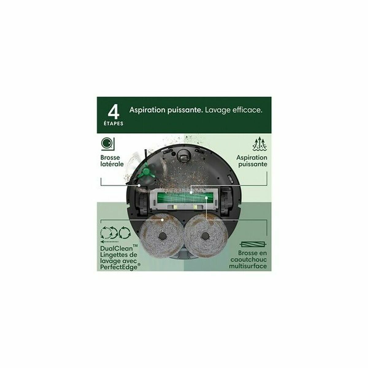 Robot Aspirador Roomba 505 COMBO 5000 mAh