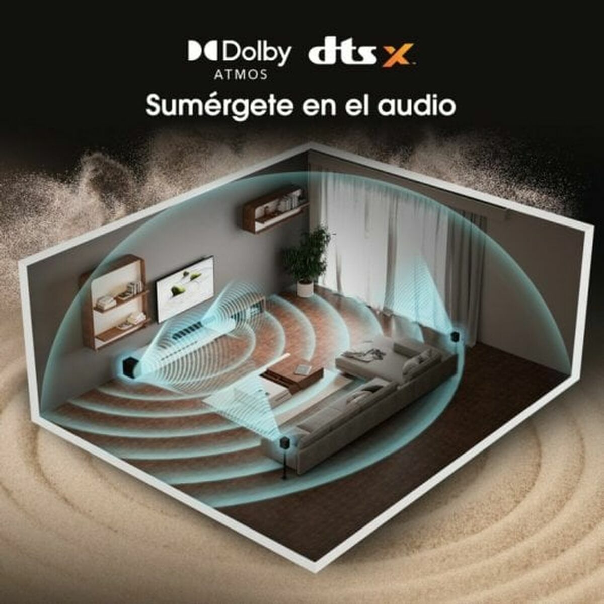 Barra de Sonido Hisense AX5100G    340W Negro