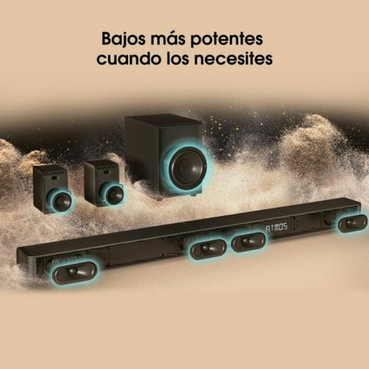 Barra de Sonido Hisense AX5100G    340W Negro