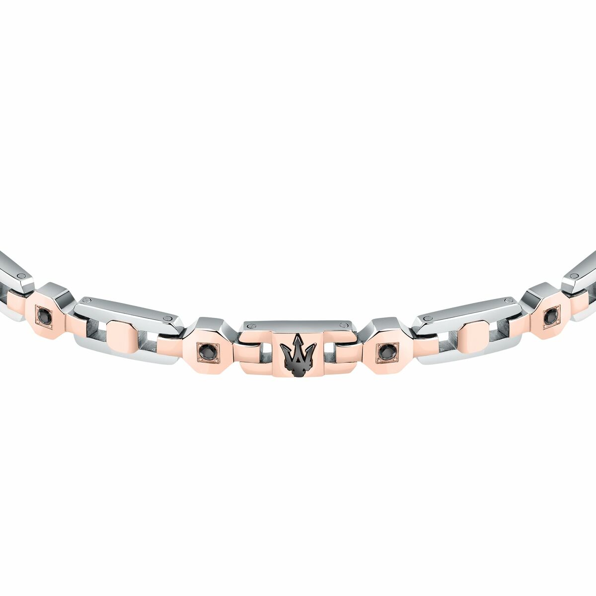 Pulsera Hombre Maserati Acero Inoxidable 21,5 cm Plateado