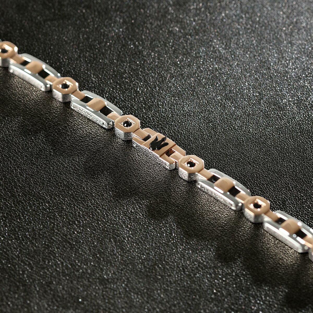 Pulsera Hombre Maserati Acero Inoxidable 21,5 cm Plateado