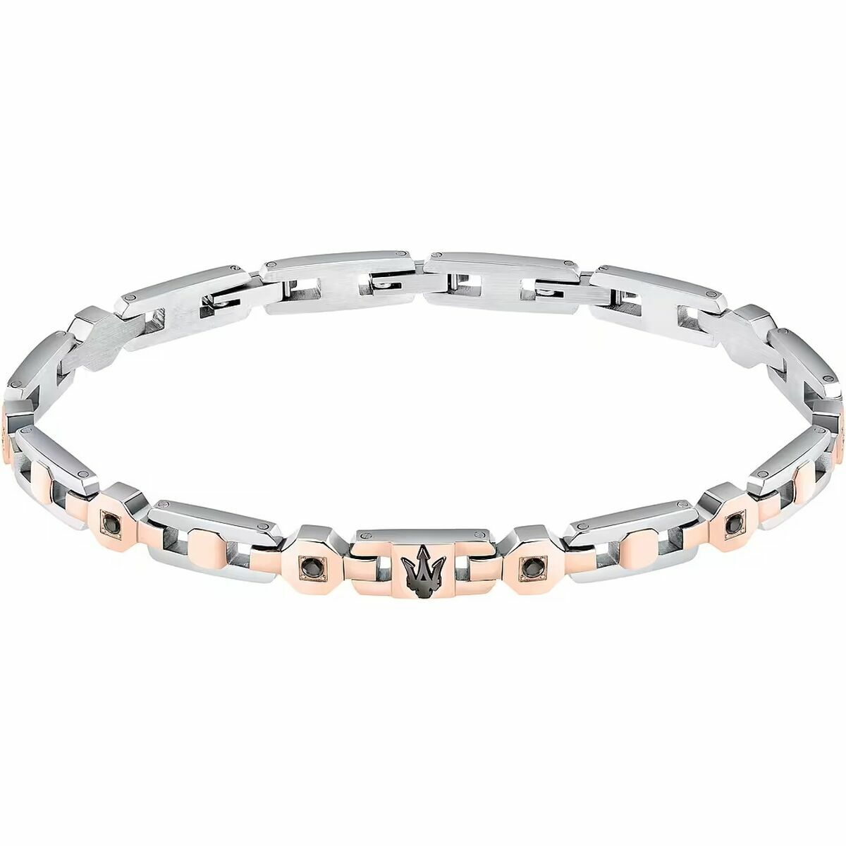Pulsera Hombre Maserati Acero Inoxidable 21,5 cm Plateado